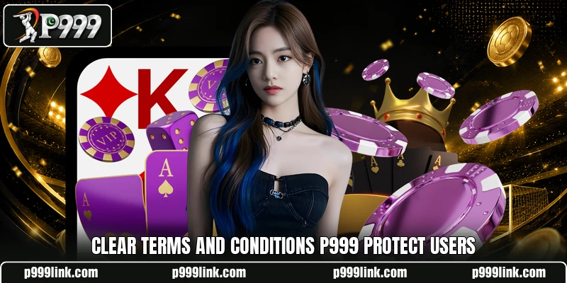 Clear Terms and Conditions P999 protect users