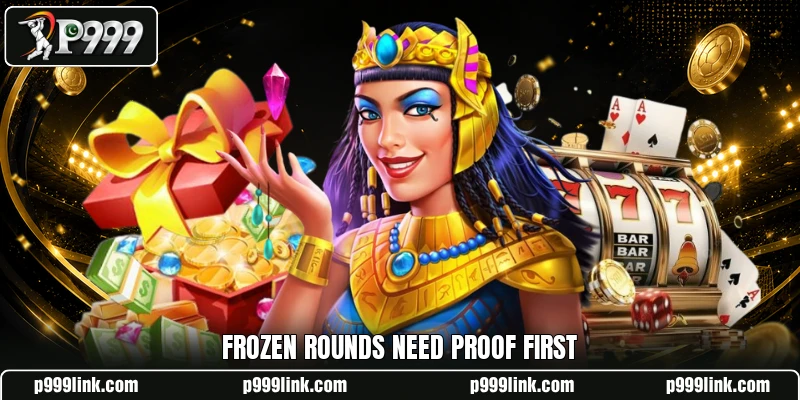 Frozen rounds need proof first