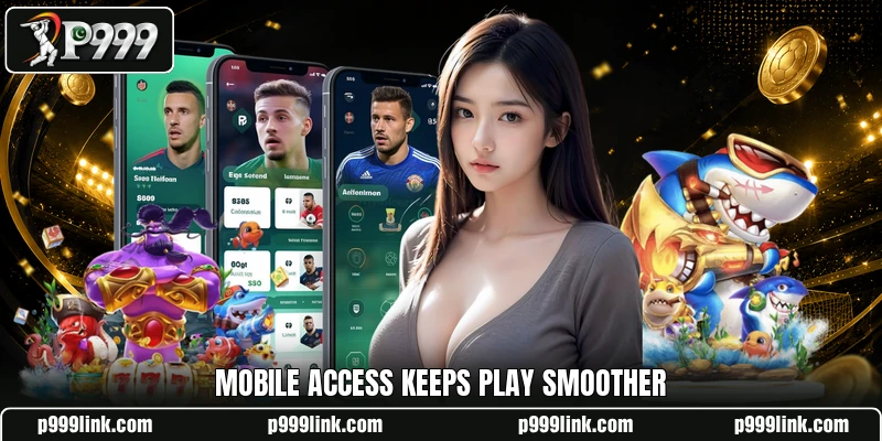 Mobile access keeps play smoother
