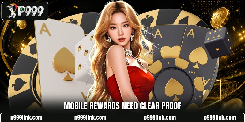 Mobile rewards need clear proof