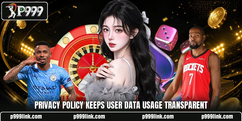 Privacy Policy keeps user data usage transparent