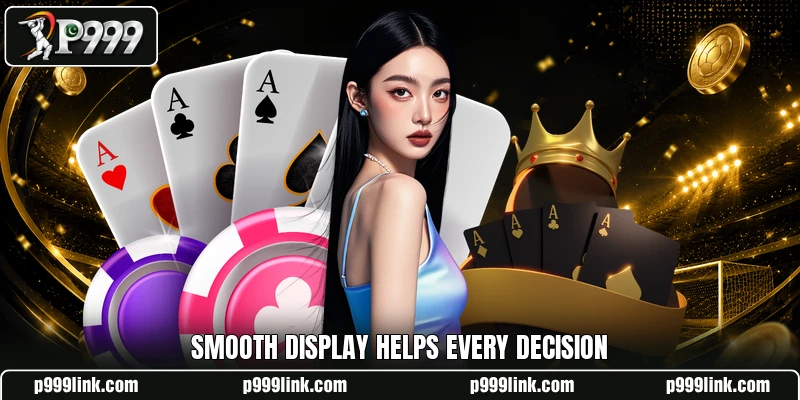 Smooth display helps every decision