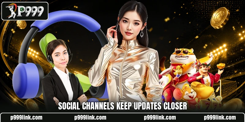 Social channels keep updates closer