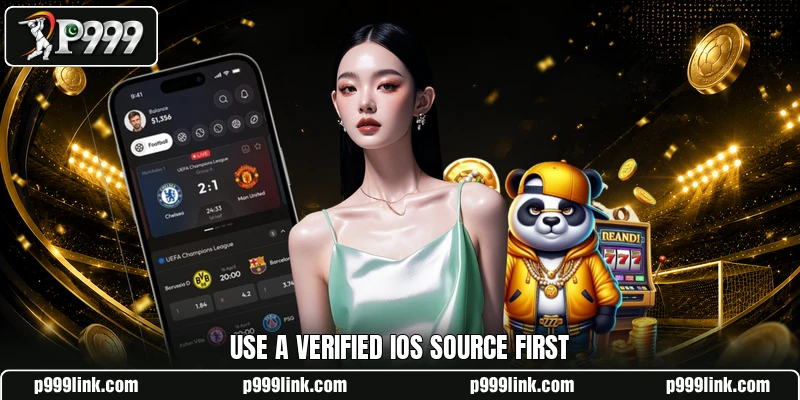 Use a verified iOS source first